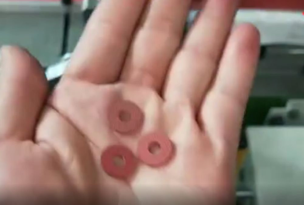 密封垫模切加工生产视频