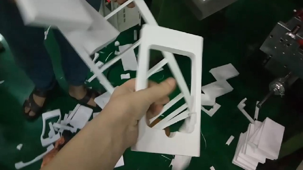 EVA手机包装内托模切加工视频