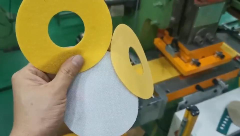 海绵制品模切冲圆型视频
